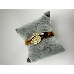 Bronz Yılan Desenli Bileklik 